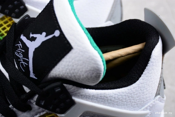 AQ9129-100 Green AQ9129-100 Retro Rasta 4 Jordan Lucid 0121